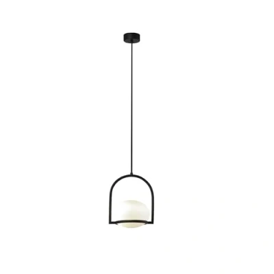 Immagine di LedsC4 Lampada a Sospensioni Coco Single E14 9W Nero