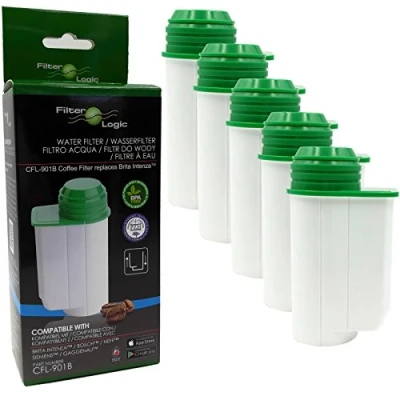 Immagine di 5 X filtro acqua 901B Logic CFL per Siemens EQ.9 EQ.8 EQ.7 EQ.6 EQ.5 EQ.3 Cartuccia Brita Intenza TZ70003 Alternative