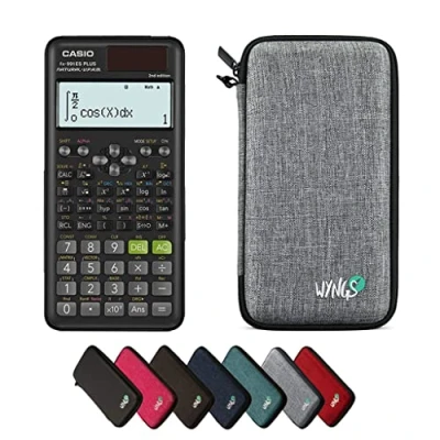 Immagine di CALCUSO Pacchetto risparmio grigio chiaro con calcolatrice Casio FX 991ES Plus 2 (inglese)