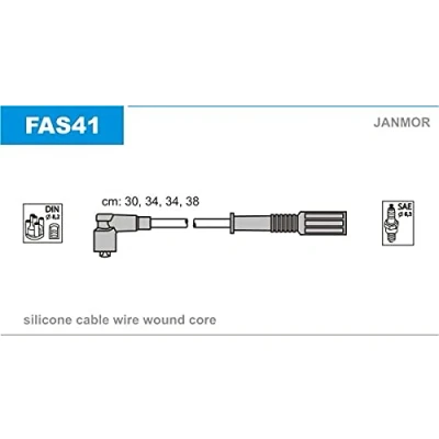 Immagine di JANMOR FAS41 Kit Cavi Accensione
