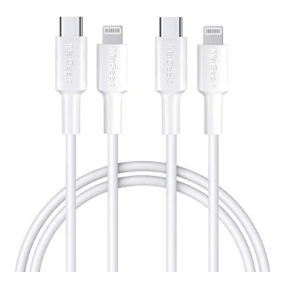 Immagine di MaGeek Cavo USB C a Lightning, [Certificato Apple MFi][1,0 m, 2 Pezzi] di Ricarica Rapida PD per iPhone 11/11 Pro / 11 Max/X/XS/XR/XS 8/8 Plus, Supporta Power Delivery