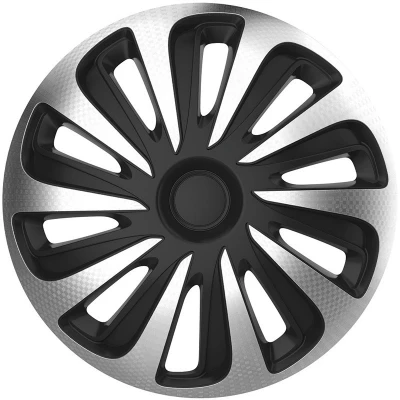 Immagine di AutoStyle PP 5314SB Copricerchi 14Pollici nero/argento