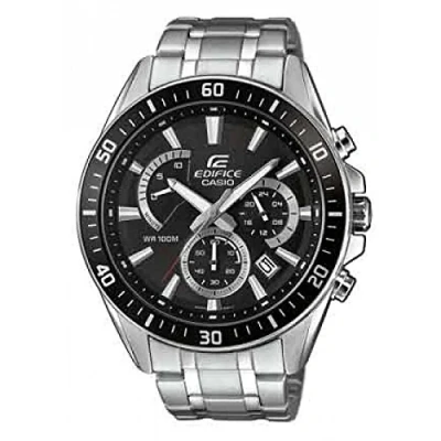 Immagine di Orologio da polso Casio Cronografo EFR 552D 1AVUEF (L x L A) 53 47 12.3 mm Argento Materiale cassa=Acciaio inox (braccialetto)=Acciaio