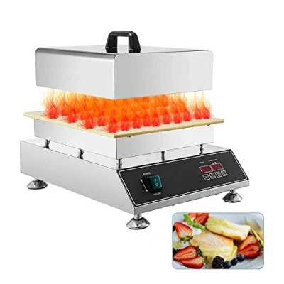Immagine di hzexun Waffles Piastra Gaufre Machine,Giapponese Pancake Waffle Soufflé,Termostato Regolabile,Piastre Antiaderent,Tostiera 1500W