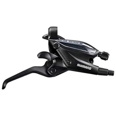 Immagine di Shimano Comando/Leva Destro 9v Neri ST EF505 3 Dita Freno Disco