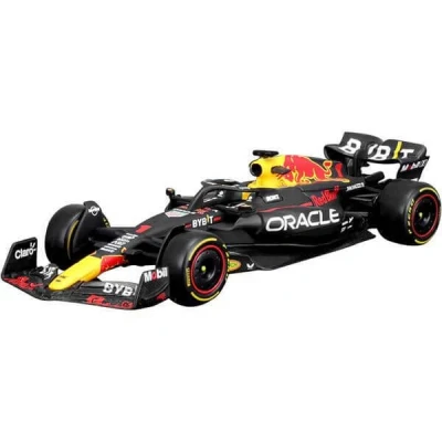 Immagine di Bburago Red Bull Racing RB19 Max Verstappen #1 2023 Modellino Realistico Auto in Scala 1:43, Guidata da Verstappen, Licenza Ufficiale Bull, Età consigliata 3+ Anni