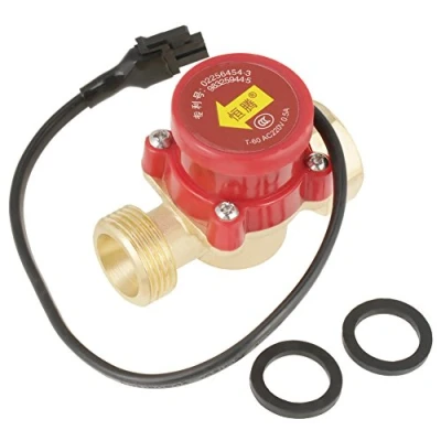 Immagine di Flussostato acqua 220 V 0,5 A G3 / 4 &quot; 3/4&quot; Filetto Interruttore pompa segnale