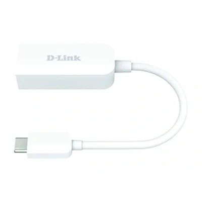 Immagine di D Link DUB E250 Adattatore da USB C a Ethernet 2.5G, RJ45 2.5 Gigabit LAN, compatibile con Thunderbolt 3, Mac OS e Windows.