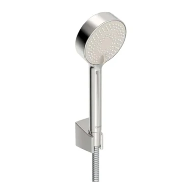 Immagine di Hansa doccia/doccia set Basic Jet (+ supporto + doccia a mano) Batterie per vasca da bagno, 3 getti, anticalcare, Soffione 95 mm, Anti calcare Ingegneria, lunghezza del tubo: 150 cm