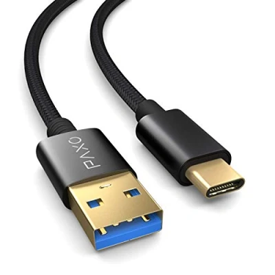 Immagine di PAXO cavo USB C 5m, 10 Gbit/s (1,25 GByte/s), 3.2 Gen2 (3.0, 3.1), di ricarica e dati tipo C, nero