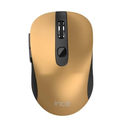 Immagine di Inca Mouse IWM 233RG 1600 DPI, 6 tasti, oro, 2,4 GHz