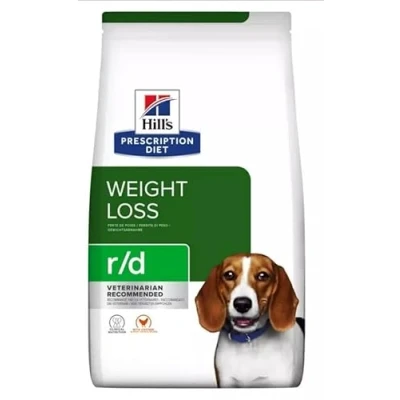 Immagine di Multipack risparmio! 2 x Hill&#039;s Prescription Diet Crocchette cani 10 kg r/d Weight Reduction Pollo