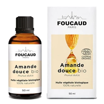 Immagine di FOUCAUD Olio di Mandorle Dolci Prunus Dulcis BIOLOGICO 100% Naturale Ammorbidente Lenitivo 50 ml Marca Francese Nata nel 1946