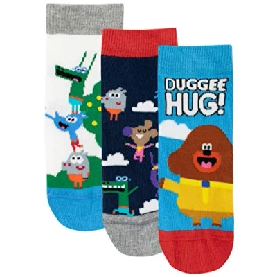 Immagine di Hey Duggee Calzini Confezione da 3 per Ragazzi Lupetto Club Multicolore 24/26.5