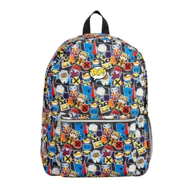 Immagine di Loungefly WM MARVEL XMEN Pop! AOP NYLON BACKPACK NCA Wolverine X Men Sacchetto Carino da Collezione Idea Regalo Merchandising Ufficiale per i Ragazzi, Ragazze Uomini e Donne