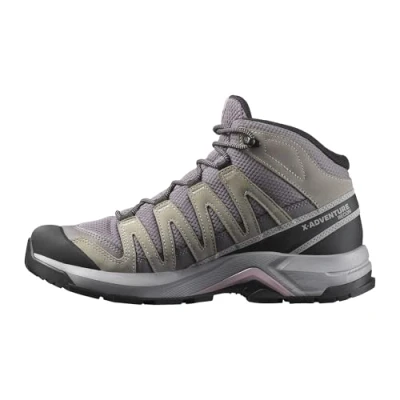 Immagine di Salomon Donna X Adventure Recon Mid Gore Tex Scarpe da Trekking, per Il Comfort, Escursioni e Corsa Trail, Excalibur Gull Nirvana, 38 2/3 EU