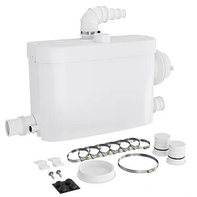 Immagine di Wiltec Stazione di sollevamento 3/1 per acque reflue con attacco laterale 450 W Prevalenza 7,5m