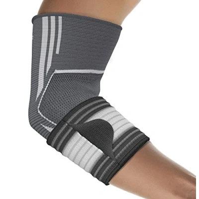 Immagine di bonmedico Tutore Epicondilite Gomito Gomitiera per Tendinite, Protezione Braccio e Avambraccio Fascia Elastica di Compressione Sportiva Uomo Donna