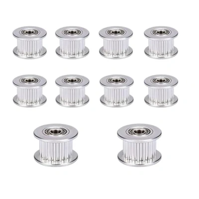 Immagine di Super Print GT2 Puleggia folle Idler Pulley 16 denti Teeth Bore 3mm for 3D Printer 6mm Width Timing Belt. (10pcs)