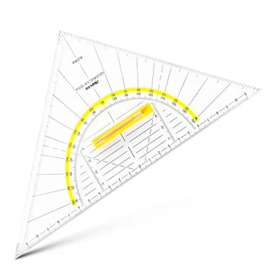 Immagine di Aristo Squadra nautica in Plexiglas, 250 mm, trasparente