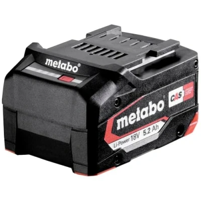 Immagine di Metabo Li Power Akkupack 18 V 5,2 Ah AIR COOLED 625028000 Batteria per elettroutensile 5.2 Ion