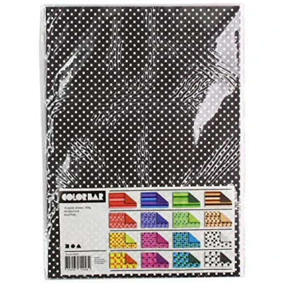 Immagine di Color Bar Carta assortimento, 21x30 cm A4, modellato, 16 specie. foglio