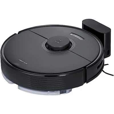 Immagine di Roborock Q7 Max Vacuum Cleaner Robot aspirapolvere e pulitori Nero Compatibile con Amazon Alexa, Google Home, Comando vocale, Gestito da app