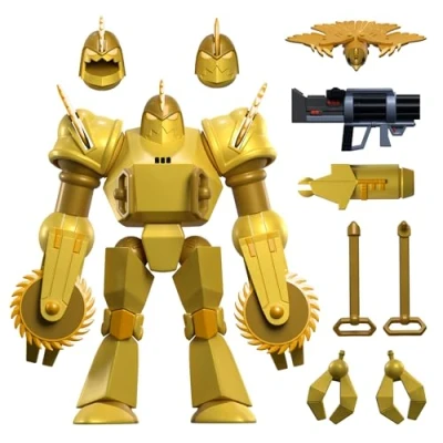 Immagine di SUPER7 SilverHawks Buzz Saw Action Figure da 20,3 cm con Accessori, Classici Cartoni Animati Collezione e Giocattoli retrò