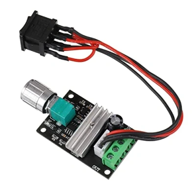 Immagine di BOJACK 6V 12V 24V 28V 3A 80W DC Motor Speed Controller (PWM) Interruttore reversibile regolabile a velocità 1203BB Driver Reversing