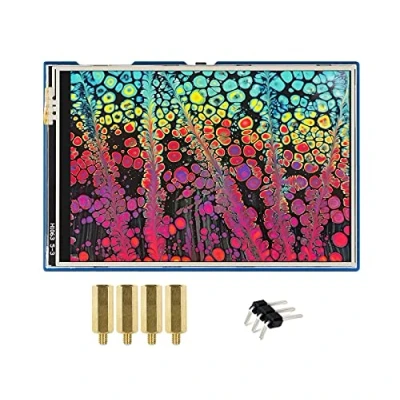 Immagine di IBest for Raspberry Pi Pico Display 3.5inch Touch Module 480x320 Pixels 65K Colors LCD IPS Screen with Resistive Controller XPT2046, ILI9488 Driver, Using SPI Bus