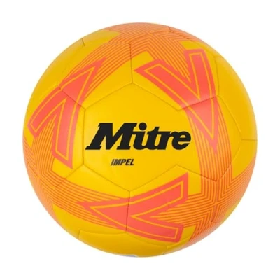 Immagine di Mitre Impel L30P Pallone da calcio, resistente, indeformabile, giallo/arancione, 3