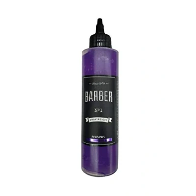 Immagine di Marmara Barber Gel da Barba Uomini 250ml Rasatura Trasparente Uomo Non Foaming Preciso di Contours con Qualsiasi Razor Utilizzabile (Shaving No.1)