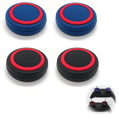 Immagine di MatoSan® 4 tappi Thumbstick Grip per Controller PS4 PS5, PS5 Edge Accessori Xbox Series One Playstation 5 Sticks Joystick Protezione Stick
