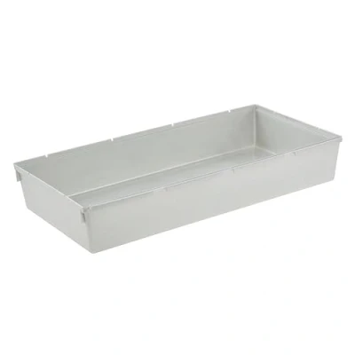 Immagine di keeeper Organizer per cassetti, Ampliabile a piacere, Plastica resistente (PP), 30 x 15 5 cm, Pepe, Argento