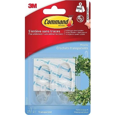 Immagine di 3M Ganci Command™ M Trasparente Contenuto: 2 pz.