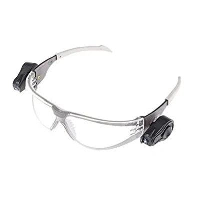Immagine di 3M™LED Light Vision™ Occhiali di protezione , lente trasparente in PC, astina a spatola con 2 luci led, 11356 00000M