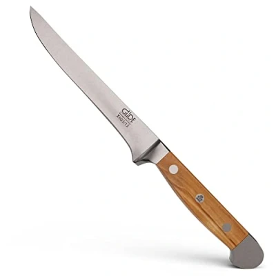 Immagine di Güde Solingen Coltello per disossare forgiato, 13 cm, legno d&#039;ulivo, ALPHA OLIVE doppio collarino, fatto a mano in Germania