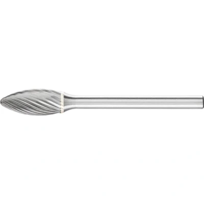 Immagine di PFERD 21203653 Punta fresatrice Fiamma Lunghezza 43 mm Dimensione, Ø 6 operativa 13 Diametro albero 3