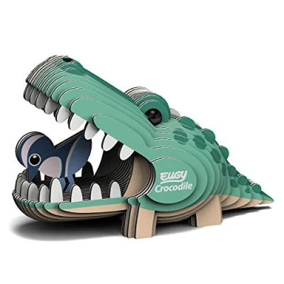 Immagine di EUGY 029 Coccodrillo. Eco Friendly 3D Paper Puzzle