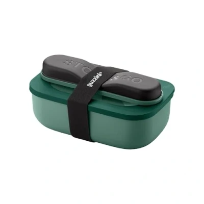 Immagine di Guzzini Lunch Box con Contenitore &#039;Store&amp;Go&#039; On The Go, Verde
