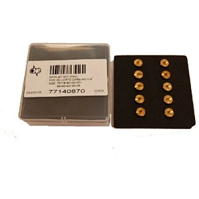 Immagine di one by Camamoto carburatore dellorto (cod 77140870 kit set ugelli/getti del massimo compatibili con carburatori diametro 5mm n. 75 78 80 82 85 88 90 92 95 98)