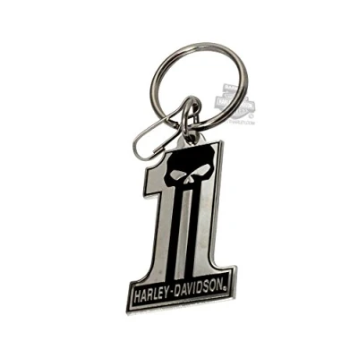 Immagine di HARLEY DAVIDSON #1 Skull Enamel Key Chain
