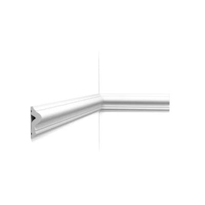 Immagine di Cornice parete Orac Decor PX175 AXXENT fregio modanatura tipo stucco design moderno bianco 2m