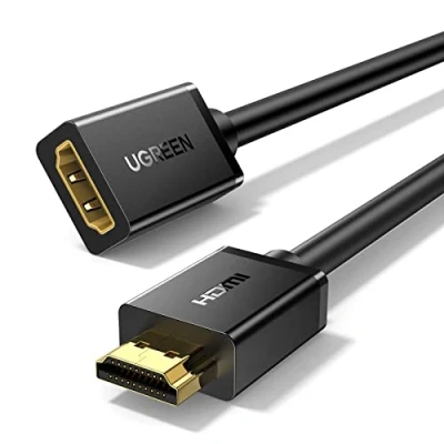 Immagine di UGREEN Cavo Prolunga HDMI Maschio Femmina Alta Velocità con Ethernet, Supporta 4k 3D per PS4, PS3, Xbox One, Boxee, SkyBox, Roku, Lettore Blu Ray, DVD, TV, PC, Monitor, Proiettore, HDTV, 2M