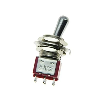 Immagine di KAISH, Amplificatore per chitarra o AMP DPDT a 2 vie ON ON, interruttore levetta Fat Bat sigillato