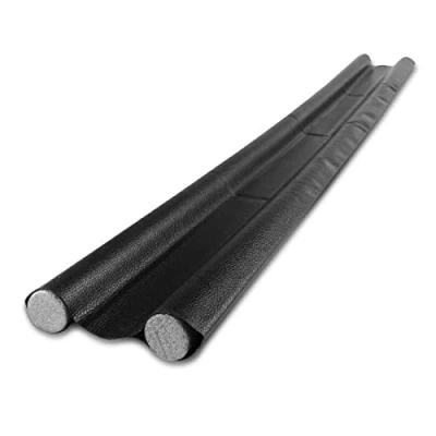 Immagine di Gvolatee 1 pezzo Paraspifferi 96 cm, Sottoporta Prevenire Vento, Polvere, Insetti e Isolamento Acustico, Anti Spifferi Nero Può Essere Tagliato a Misura per Porte Cotone Espanso Grigio