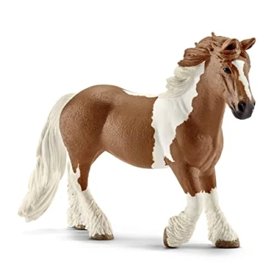 Immagine di Schleich Tinker Cavalla Figurina, Colore Marrone e Bianco, 13773