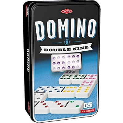 Immagine di Tactic Double 9 Domino Game Doppia, Colore Misto, 53914