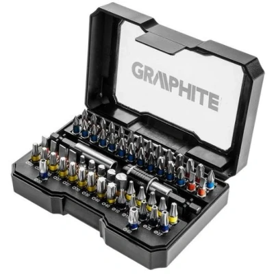 Immagine di GRAPHITE 56H600 Serie di punte per giraviti Cassetta plastica 60
