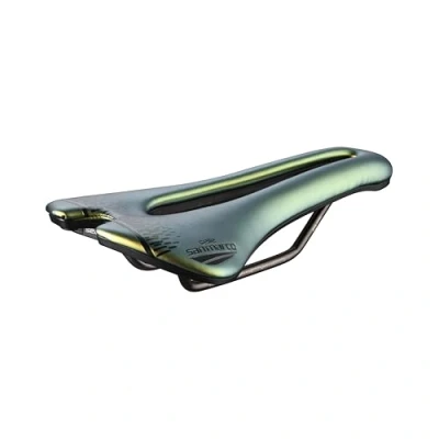 Immagine di Selle San Marco ASPIDE Short Racing Sella Bicicletta Strada, Leggera, Foro Anatomico, Telaio Resistente in Xsilite Taglia S3, Iridescent Gold